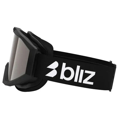 Bliz Liner Black White Logo Goggle Orange Silver Mirror Lens